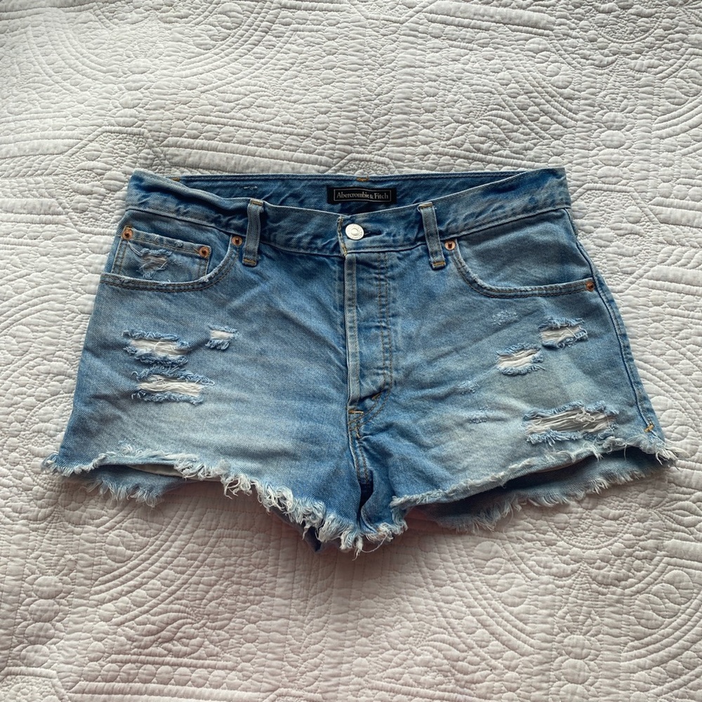 Denim shorts
